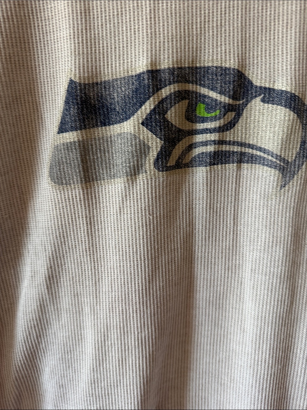 Touch by Alyssa Milano Seattle Seahawks Long Sleeve Thermal Top - Picture 3 of 4